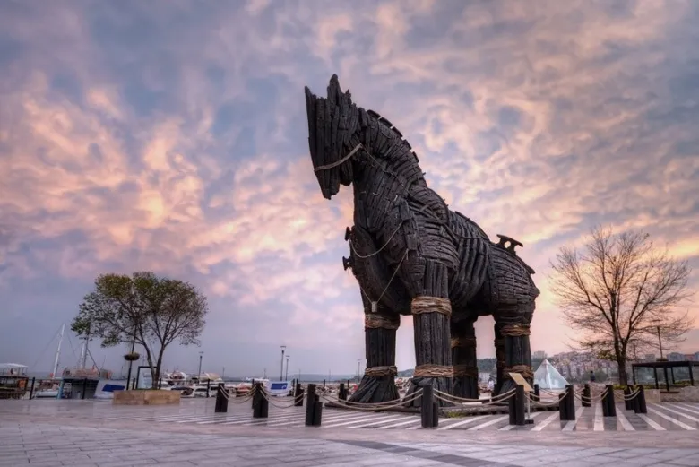 Troya y su famoso caballo